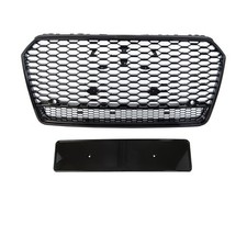 Wabengrill Kühlergrill Schwarz glanz Gitter für Audi A7 C7 ab 05/2014 nicht RS7