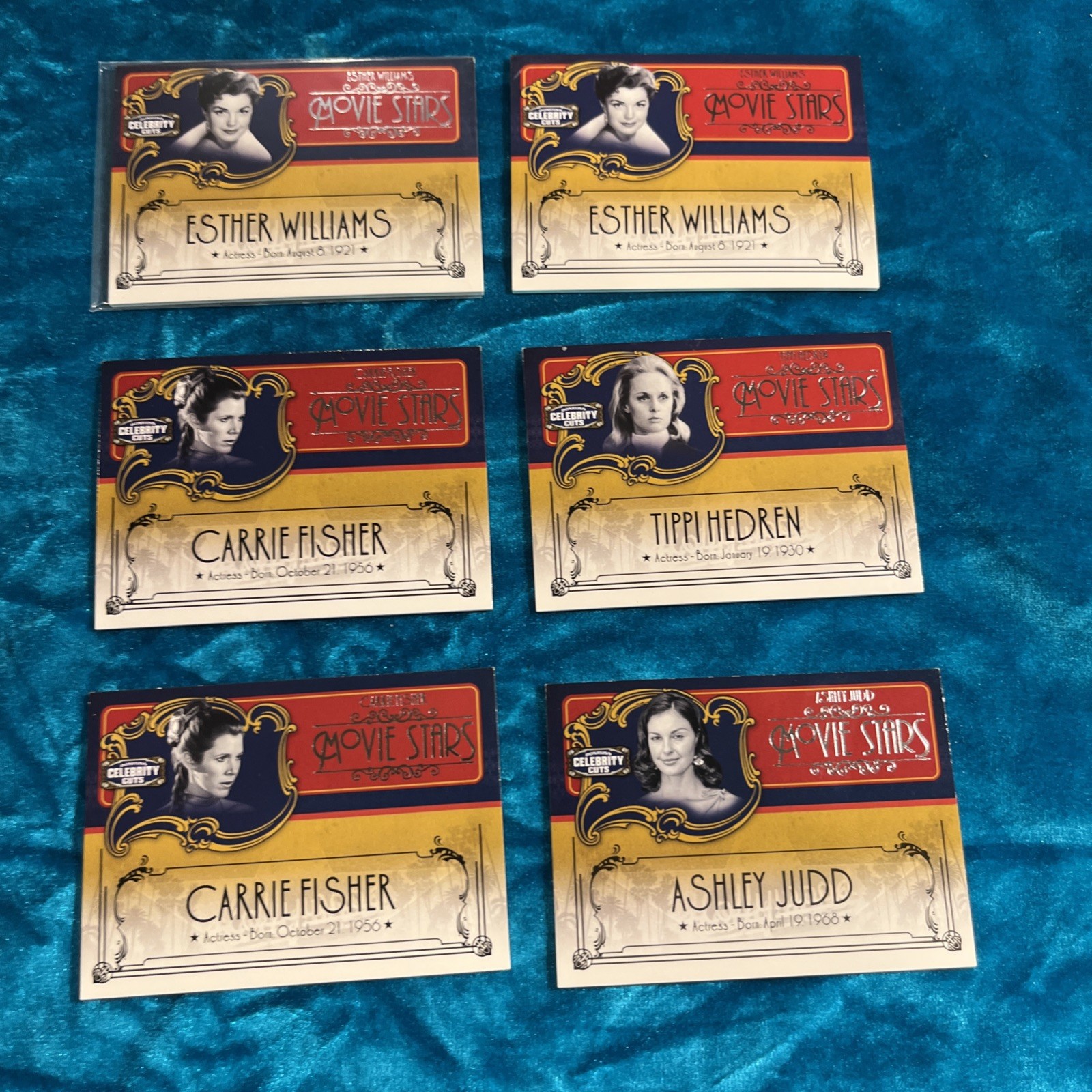 2008 Americana Celebrity Cuts Hollywood Icons Limited Edition Cards Lot #4