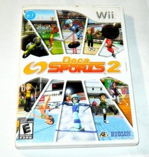 Nintendo Wii Video Game Deca Sports 2 w/ Jewel Case No Manual Tested Works