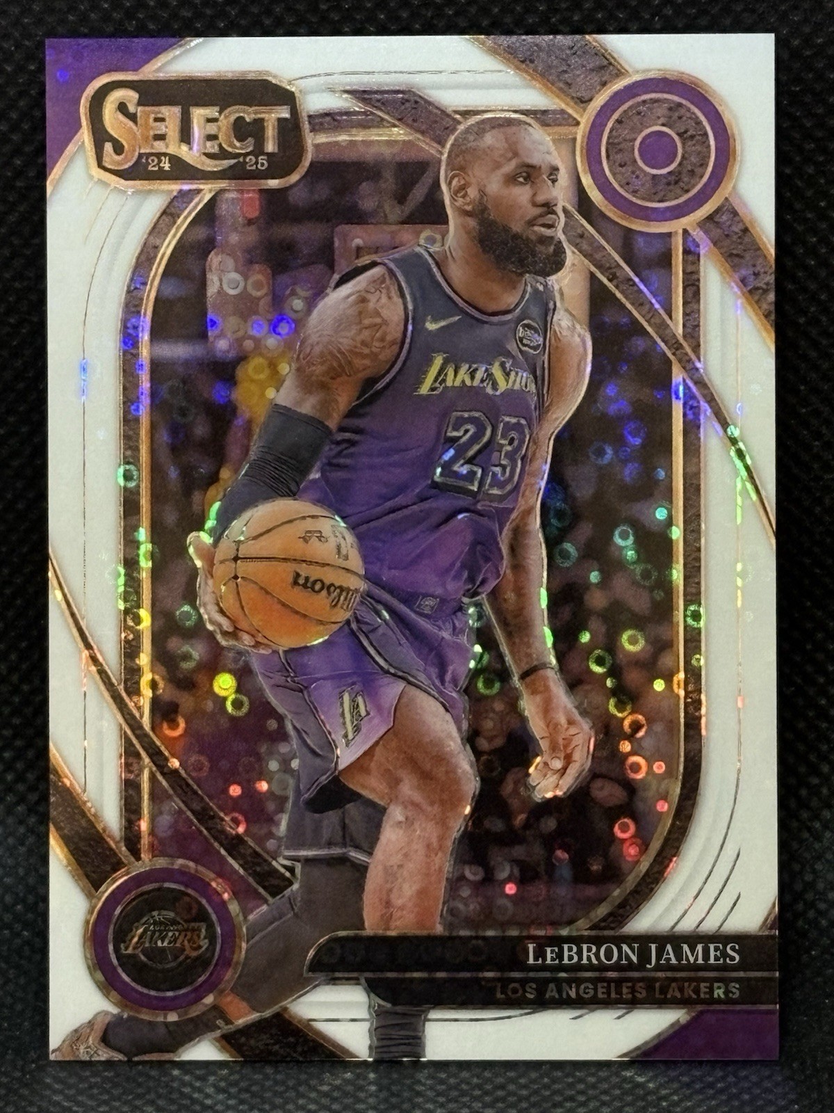 2024-25 Select Lebron James Courtside White Disco /75 Lakers