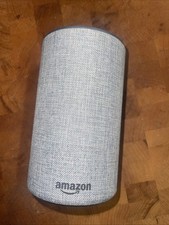 Amazon Echo Smart Speaker 2nd Generation Heather Grey Alexa Enabled NO CORD