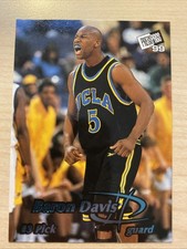 1999 Press Pass Blue Baron Davis Rookie Parallel Card #3 Hornets