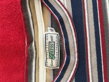 Vintage Guess USA Striped Short Sleeve Shirt XL Made In USA 100 Cotton NOS