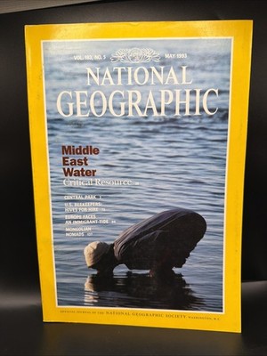 NATIONAL GEOGRAPHIC May 1993 MIDDLE EAST WATER CRISIS Central Park BEEKEEPERS