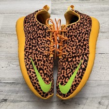 Nike Roshe One FB Leopardo Animal Print Naranja Amarillo Verde Parte Superior Baja 580573-838 12