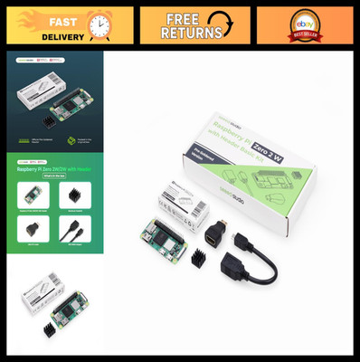 Raspberry Pi Zero 2 WH Starter Kit - Mini Computer, GPIO, Accessories, DIY Proje