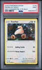 Pokemon Snorlax Holo  2021 Cosmos Enhanced 2 Pack Blister PSA-9 MINT SWIRL!
