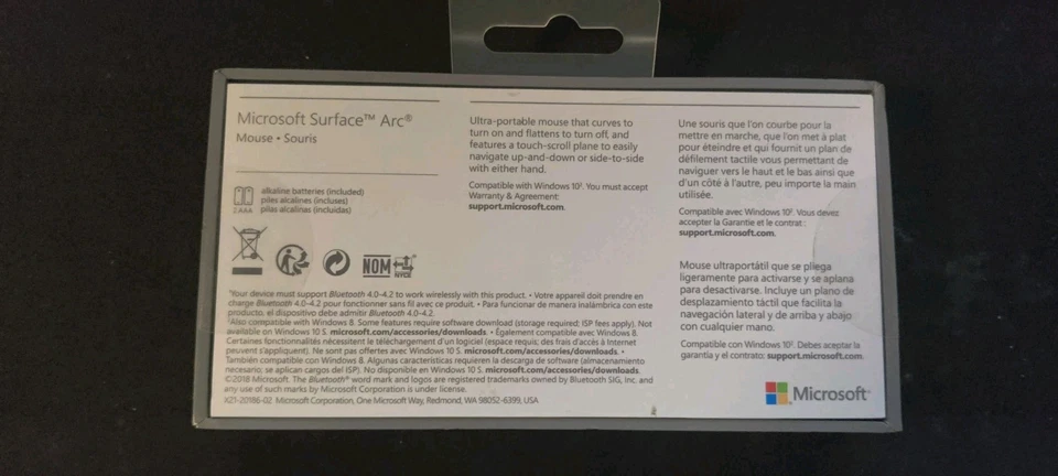 Microsoft Surface Arc Mouse - Model 1791 -  Bluetooth **NEW** - Image 2 of 3
