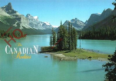 Ansichtskarte: - Jasper Nationalpark, Maligne UKe und Spirit Island