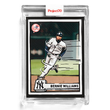Topps PROJECT 70 Card 203 Bernie Williams by Joshua Vides - PR: 1057