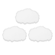 3Pcs Coaster Mold for Epoxy Resin 4.72"x3.94"x0.37" Silicone Geode Casting Tray