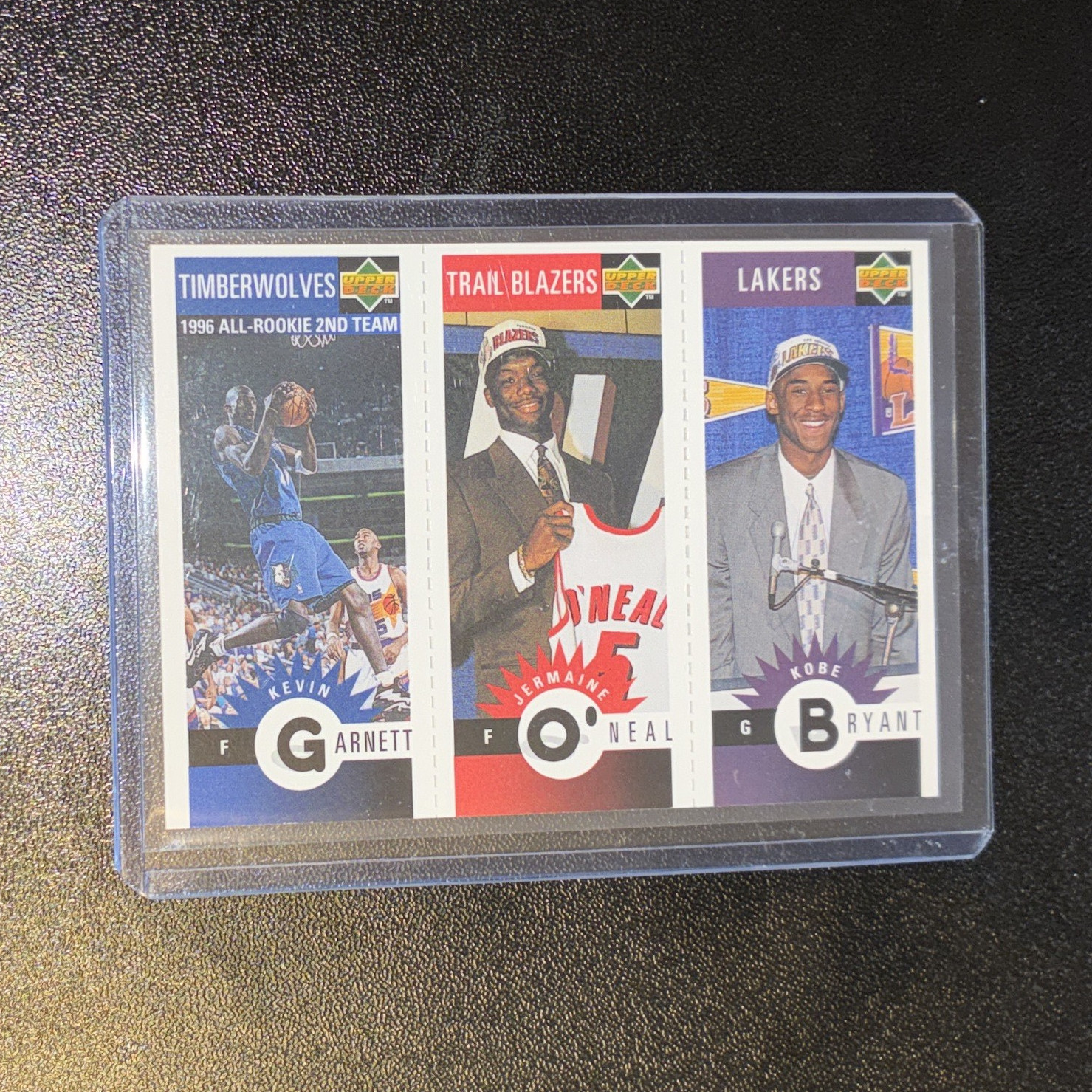 Upper Deck 1996-97 All-Rookie 2nd Team Rookie Kobe Garnett O'Neal