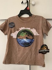 Jurassic World kids T Shirt Brown Size 2T New With Tags