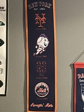 New York Mets MLB Heritage Banner Embroidered...