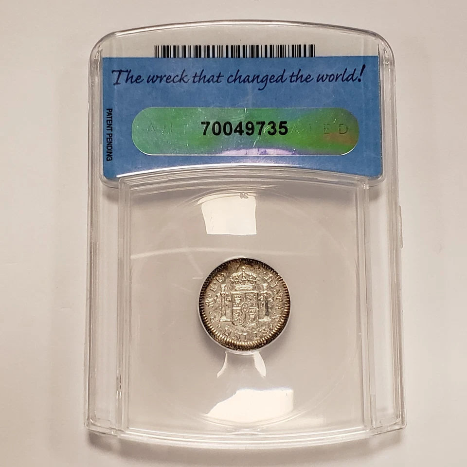 1783 Mo Mexico 1/2 Real - El Cazador ANACS Prime Shipwreck Effect - SKU-F9147 - Image 2 of 4