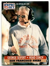 1991 Pro Set George Seifert San Francisco 49ers #297