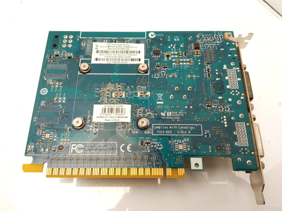 PNY NVIDIA GeForce GTX 650 Ti 1GB GDDR5 Video Graphics Card GF650IGTX1GEPB - Image 3 of 4