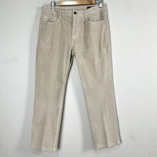 Vineyard Vines Corduroy 5-Pocket Pants Tan Beige Straight Leg Mens Size 32 HEM