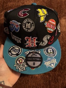 Headgear Classics Negro Leagues Baseball Hat Black Sox Grays Yankees Black Teal…
