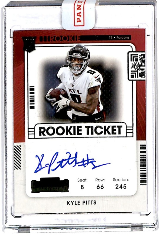 2021 Panini Contenders Kyle Pitts Rookie Auto #104 GS1