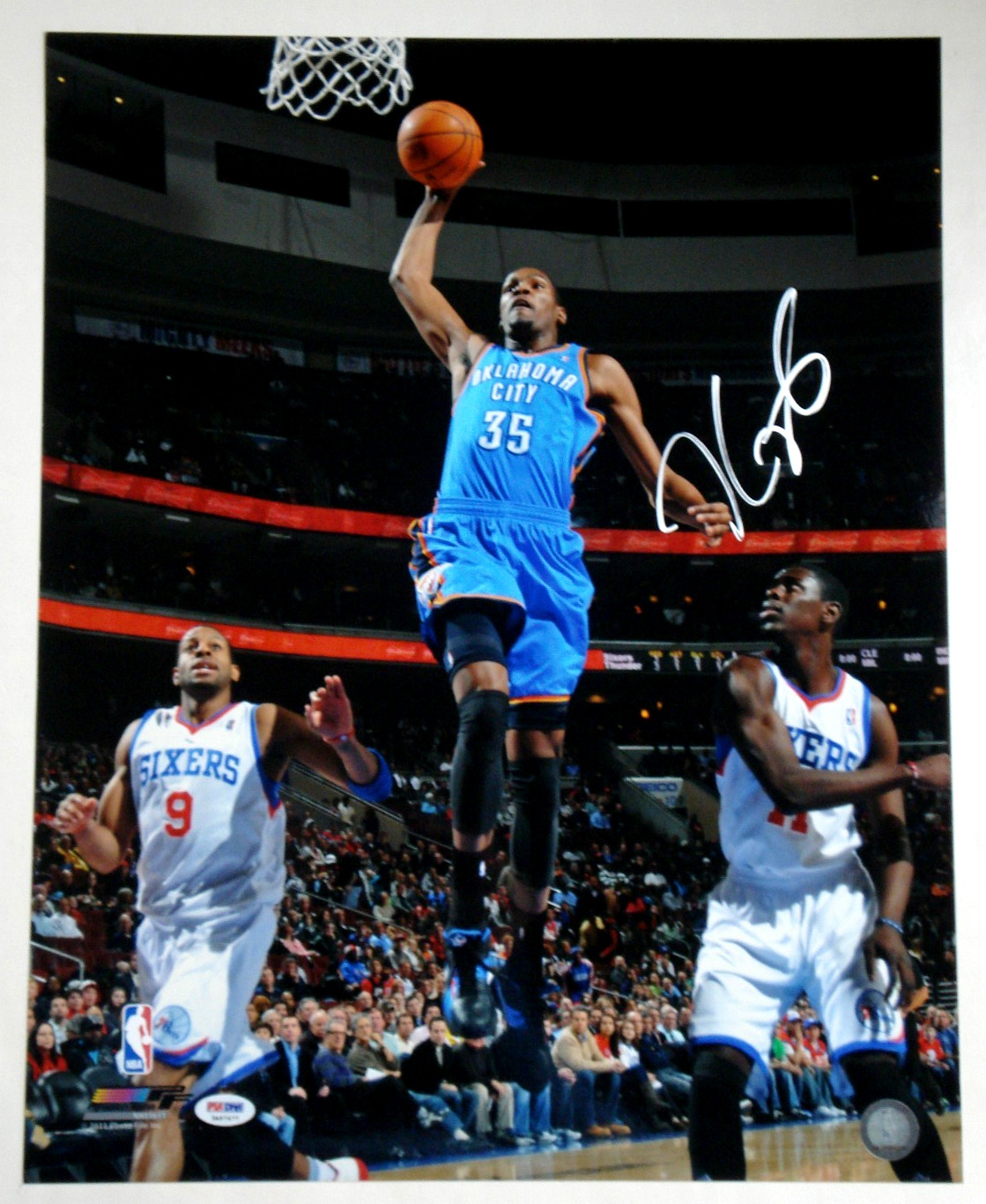 KEVIN DURANT PSA/DNA CERTIFIED AUTHENTIC SIGNED 16X20 PHOTOGRAPH AUTOGRAPH OKC