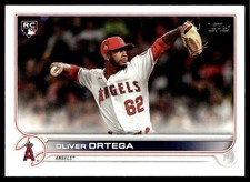 2022 Topps Oliver Ortega Rookie Los Angeles Angels #554