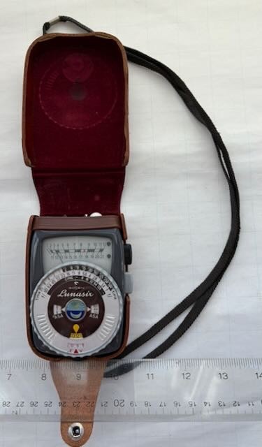 Vintage Original Gossen Lunasix Incident & Reflected Light Meter with Case 