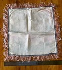 Vintage US NAVY Sweetheart Souvenir Pillow Cover W/ Fringe, Poem, Great Lakes — photo 3