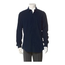 Dolce & Gabbana Long Sleeve Shirt – Men’s L – US 16 / IT 41 – Blue