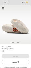 Size M11 Nike Slide Mind 001 Pregame Mules HQ4307 100