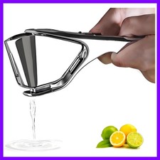 Heavy Duty Lemon Squeezer Stainless Steel - Max Extraction Manual Juicer - Ea...