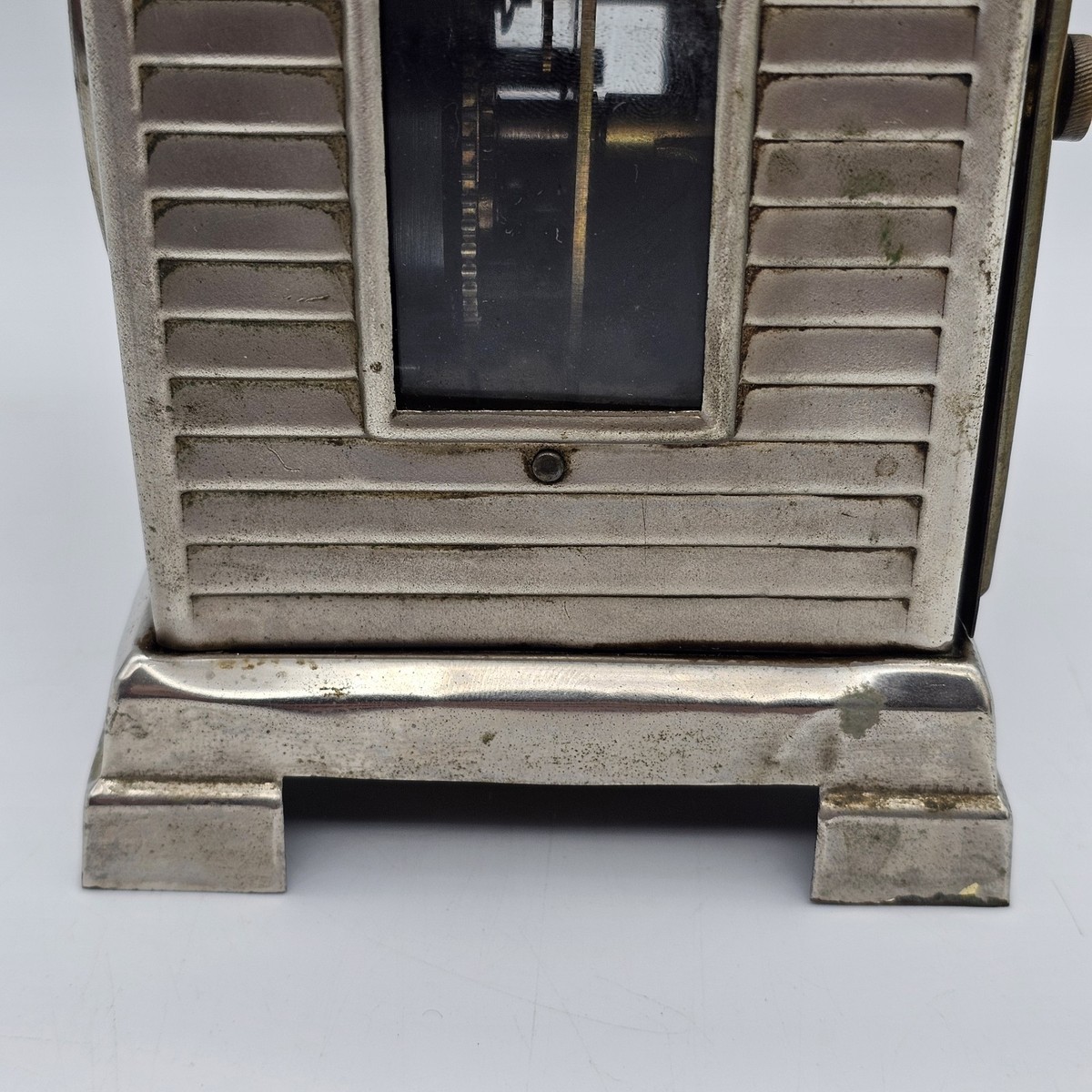 Antique 1892 SETH THOMAS 'Lodge' Metal Figural Cottage Mechanical