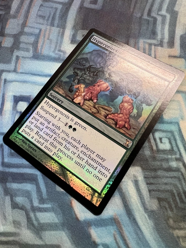 MTG Foil Hypergenesis Time Spiral (NM Front / EX/LP Back) - Image 4 of 4