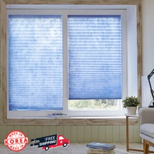 [4 Pack] Versatile Self Shade Blinds No Tools Cellular Shades Korea Made 35x90"