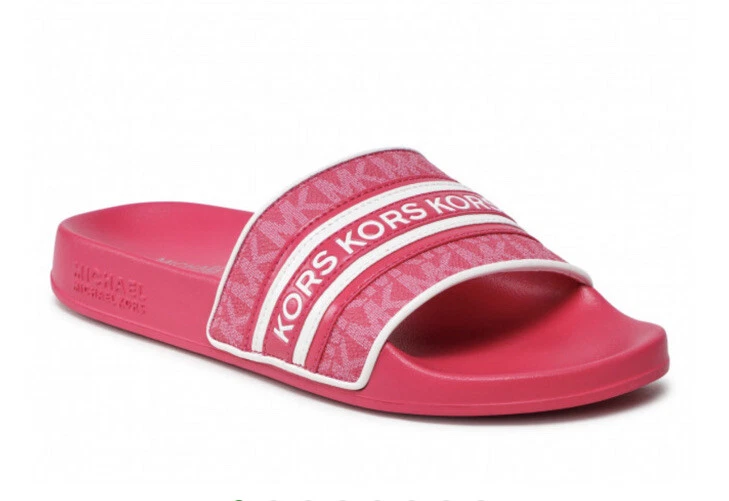 Michael kors on sale slides red