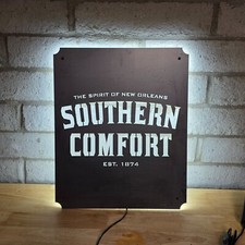 Southern Comfort LED Metal Bar Sign 15" x 18.5" W/ Hardware