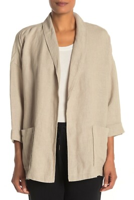 eileen fisher open front jacket