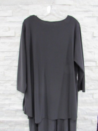 Sympli anthrazit Jersey lange Jacke Cardigan Staubtuch Tunika Hose 3-teiliges Set Outfit 14 - Bild 10 von 13