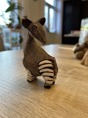 Artesania Riconada OKAPI #65 Figurine Rare Retired Artist Signed- AS IS Flaw