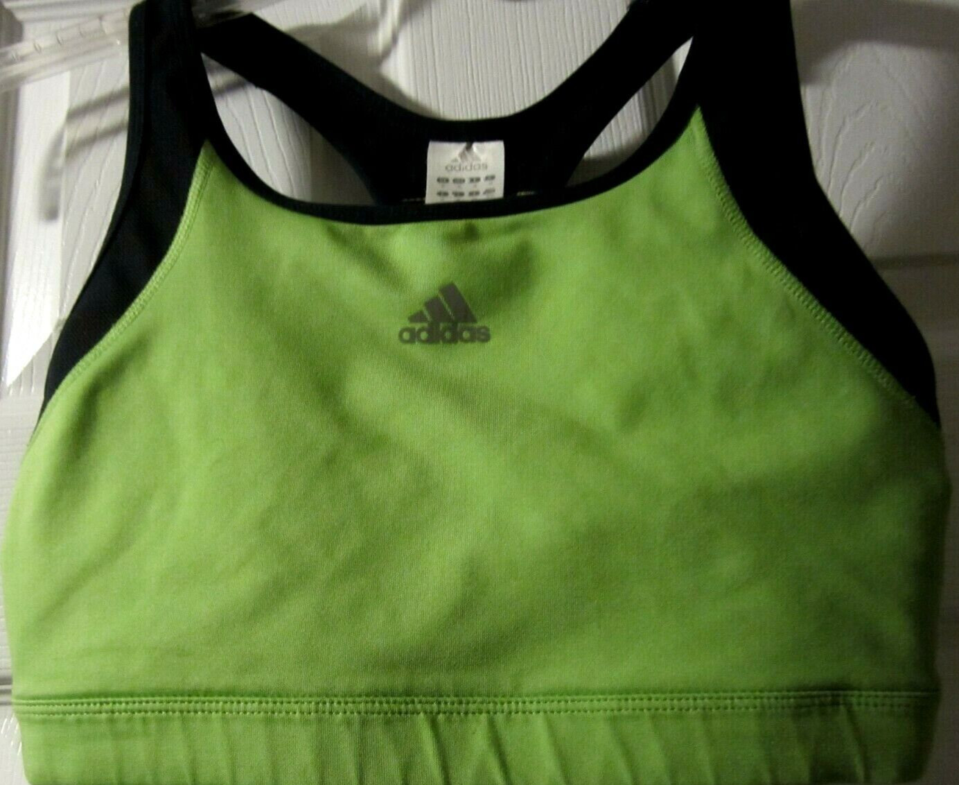 ADIDAS Green Climacool Compression Racerback Spor… - image 2