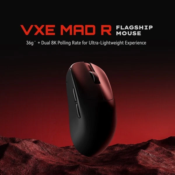 ATK VXE MAD R Series Wireless Gaming Mouse – PAW3395/PAW3950, Nordic 52840 - Image 2 of 4
