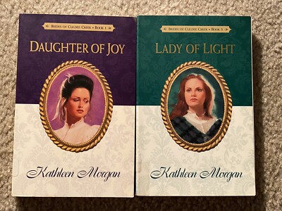 Lot of 2 Books By Kathleen Morgan, Daughter Of Joy, Lady Of Light