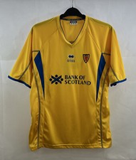 Scotland Schoolboys Matchworn Away Football Shirt 2008/09 (XL) Errea C355