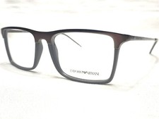 NEW Emporio Armani EA1058 3003 Men's Black  Gray Modern Eyeglasses Frames 55/18