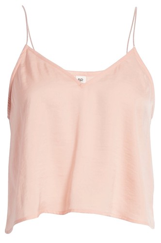 See by Chloe Sheer Cotton Camisole Tunic Blue Diamonde V Neck Size