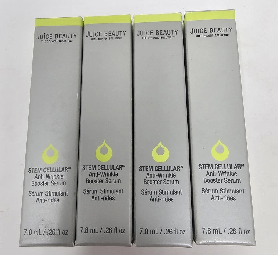 Suero potenciador antiarrugas Juice Beauty STEM CELLULAR .26 oz - Nuevo lote de 4 Foto 2 de 4