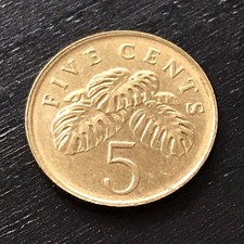 5 centów 2005 Singapur 🇸🇬 UNC KM# 99