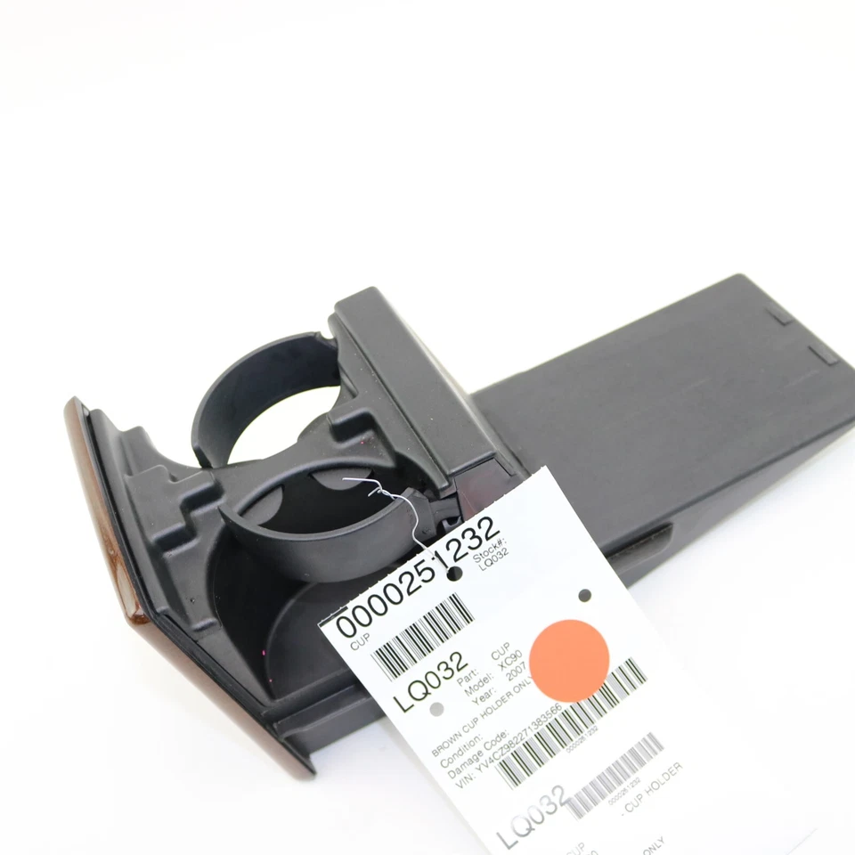 Bandeja portavasos trasero estilo madera consola central Volvo OEM para XC90 03-14 Foto 3 de 4