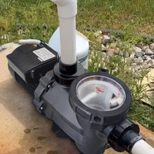 Self-Priming Pool Pump, 3HP, Ideal for In-Ground & Above-Ground Pools