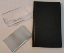 Business Card Holder Holds 180 Cards PU Leather Business Card Case Set